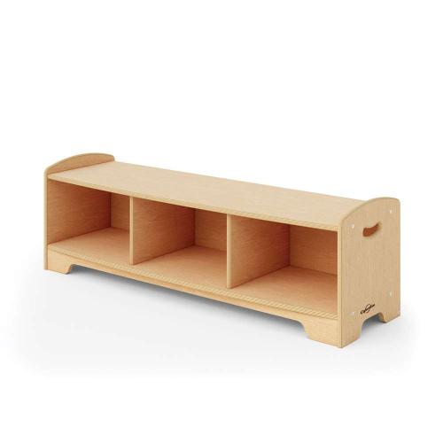 Seoras 1-Level Staggered Shelf with Casters