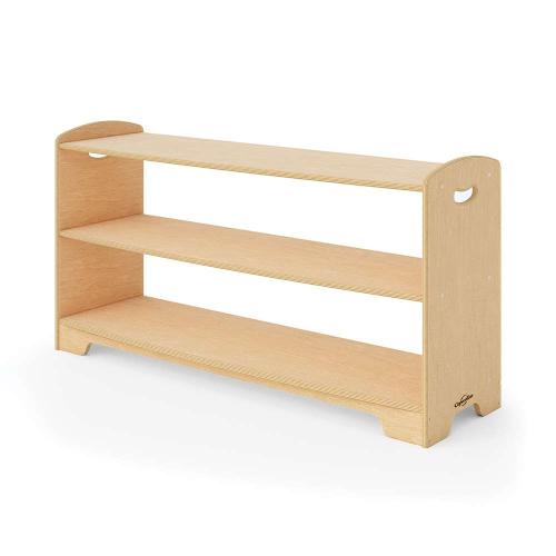 Seoras 2-Level Open Back Shelf with Casters