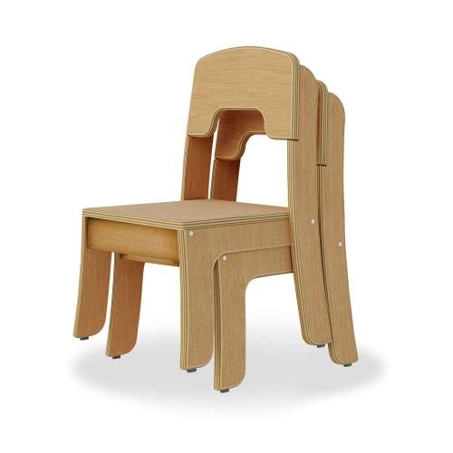 Seoras 10in Birch Classroom Chair - Set of 2