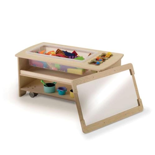 Seoras Birch Sensory Table - Toddler (with Casters)