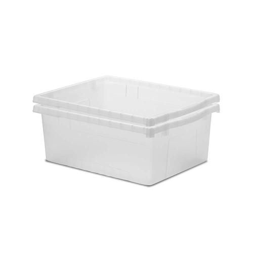 Clear Large Open Tub Kit - Set of 2