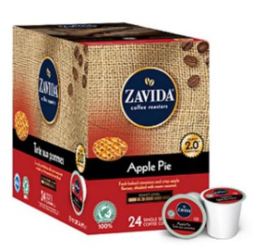 K-Cup, ZAVIDA, Apple Pie Single Serve Coffee Cups - 24/bx