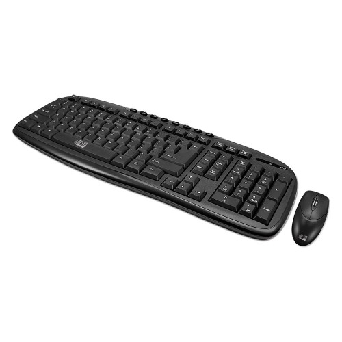 Adesso Wireless 2.4GHZ Keyboard Mouse Combo