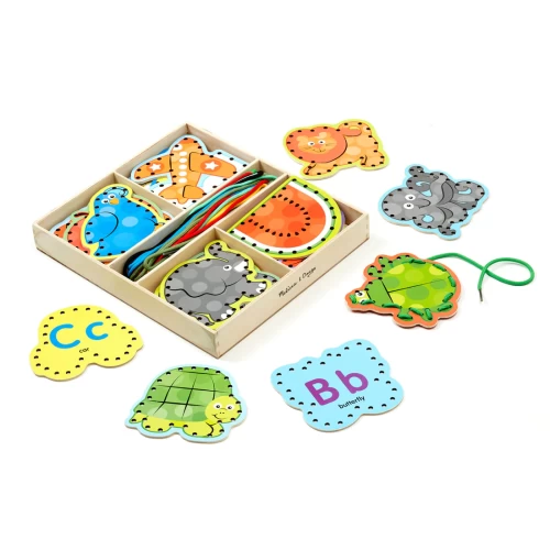 Alphabet Lacing Cards - Fine Motor Skills - LCI9490