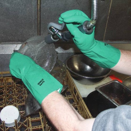 Sol-Fit Nitrile Reusable Gloves -15 mil - Large - 12 Pairs x 12 Bags (144 Pairs) - Gloves - RON1992309