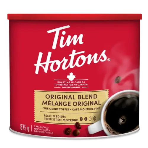 Tim Hortons Original Blend Fine Grind Coffee - Medium Roast, 875g