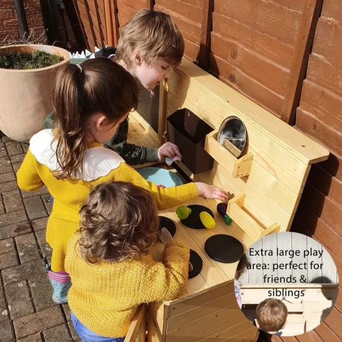 Outdoor XL Wooden Mud Kitchen - Outdoor Play - DMSCE383