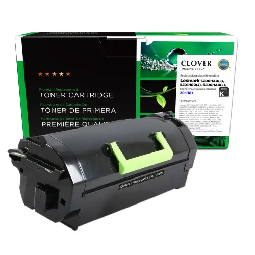 Clover Remanufactured Extended Yield Toner Cartridge for Lexmark MS710/MS711/MS810/MX710/MX810/MX811
