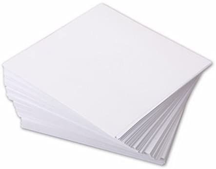 MONTESSORI PAPER METAL INSET 5.5" x 5.5" WHITE 500/PK