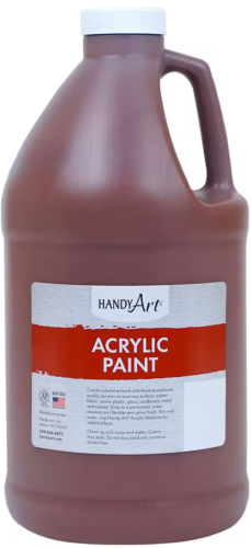 Handy Art Student Acrylic Paint - Burnt Sienna - 64 oz