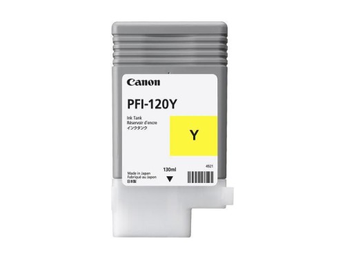 Canon PFI-120Y Original Inkjet Ink Cartridge - Yellow Pack - Inkjet