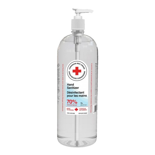 Canadian Red Cross Hand Sanitizer, 1L