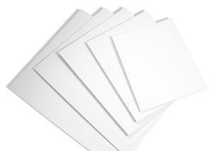 DBLG Import Canvas Board 100% Cotton Primed 3mm 280gr White 5x7 - 7" (177.80 mm)Height x 5" (127 mm)Width x 0.12" (3 mm)Thickness - 1 Each - White - Cotton