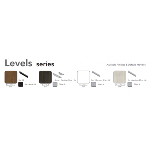 Levels L-Shape Desk 71"x59.25" - L-Shape - Levels Layout 7 WW