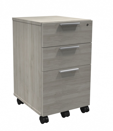 Mobile Drawer Pedestal Box/Box/File - Wood Vertical Files - LEV-MPUF