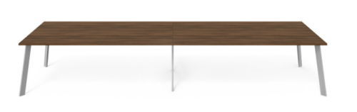 Sommet Boardroom / Conference Table 144"x48" - Meeting & Conference Room Tables - OFGOSM14448-RC-29H-AN