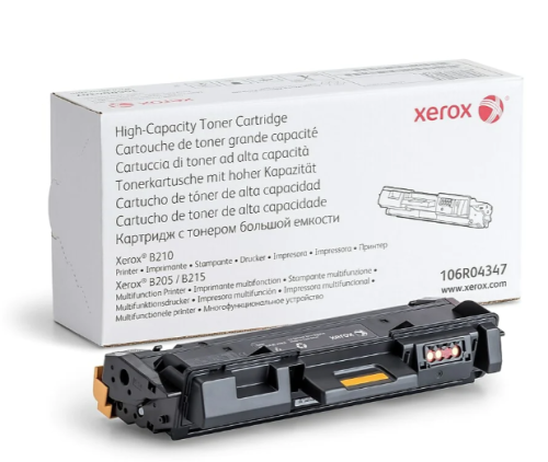 Xerox B205/B210/B215 Black High Capacity Toner Cartridge (106R04347)