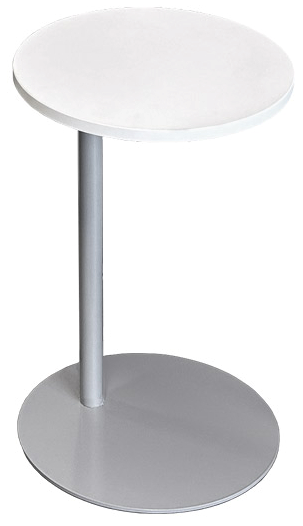 Side Table white 15.75" round