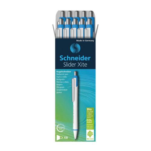 Schneider Slider Xite XB Refillable + Retractable Ballpoint Pen, .4 mm, Blue Ink - Sold Each