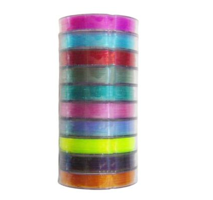 Nylon Beading Cord - Assorted Colours, 10 / Pack