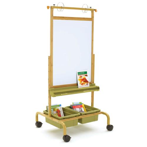 Copernicus Bamboo Deluxe Chart Stand With Sage Tubs