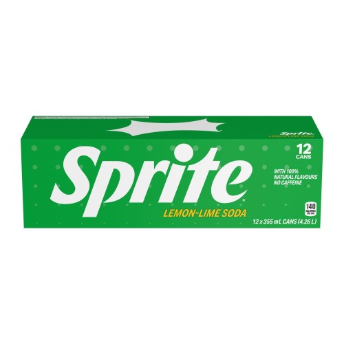 Sprite - 12 x 355 mL - Soft Drinks & Juice - CCR119279