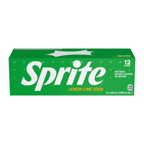 Sprite - 12 x 355 mL - Soft Drinks & Juice - CCR4559