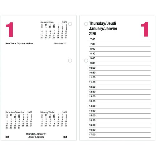 At-A-Glance Planner - Monthly - 12 Month - January - December - 3 1/2" x 6" Sheet Size - Appointment Books & Planners - AAGE717F50
