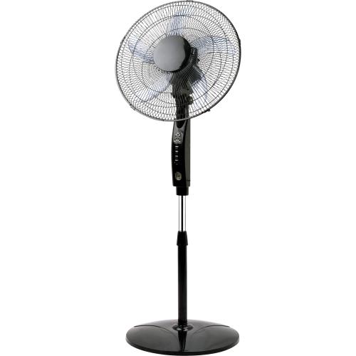 Matrix Oscillating Pedestal Fan with Remote Control, Commercial, 3 Speed, 16" Diameter. Plastic blades.