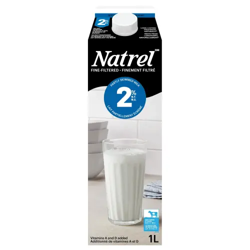 Natrel Fine-filtered 2% Milk - 1 L