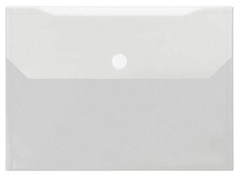 Two Pocket Poly Envelopes, Velcro Closure, Clear, 8.75" x 12"