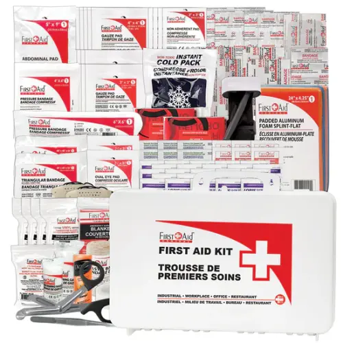First Aid Central CSA Type 3 Intermediate Small Bulk First Aid Kit - 115 x Piece(s) For 25 x Individual(s) - 10.51" (267 mm) Height x 14.02" (356 mm) Width x 3.50" (89 mm) Depth - Plastic Case - 1 Kit