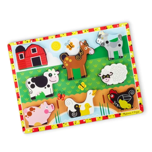 Chunky Puzzles - Farm Animals - Teaching Supplies - LCI13723