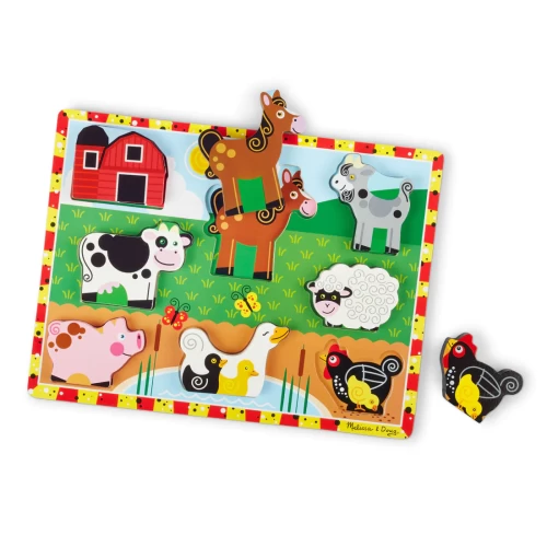 Chunky Puzzles - Farm Animals - Teaching Supplies - LCI13723