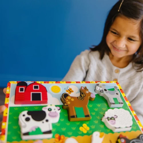 Chunky Puzzles - Farm Animals - Teaching Supplies - LCI13723