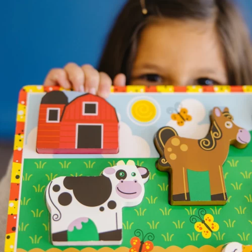 Chunky Puzzles - Farm Animals - Teaching Supplies - LCI13723