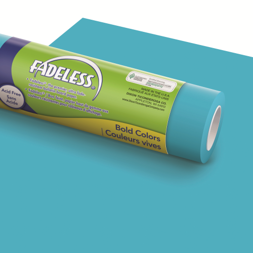 Pacon Fadeless Art Paper Roll 24 in x 60 ft Azure Blue