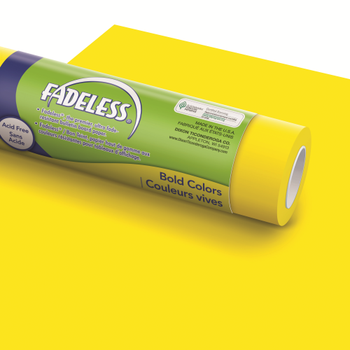 Pacon Fadeless Art Paper Roll 24 in x 60 ft Canary