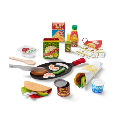 Fill & Fold Taco & Tortilla Set - Kitchen Play - LCIMDL19370