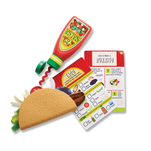 Fill & Fold Taco & Tortilla Set - Kitchen Play - LCIMDL19370