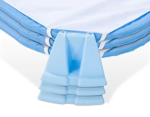 Cozy Fit Standard Cot Sheets - Blue - Bed/Cot Sheets - FOUCSSSBL12