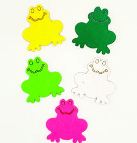 1MM Acrylic Felt Frog Stickers - Felt Sheets & Shapes - DBG40133