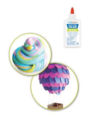 Craft Medley: 155g (5oz) Washable All-Purpose Clear School Glue - All-Purpose Glues - HWAGL620