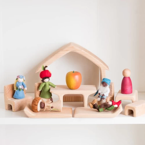 Wooden All-in House - Small World Play - FTI523264