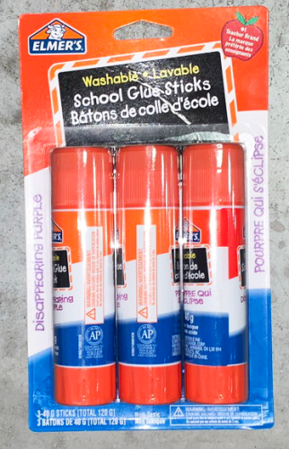 Elmers Glue School Washable 40g x 3 Sticks