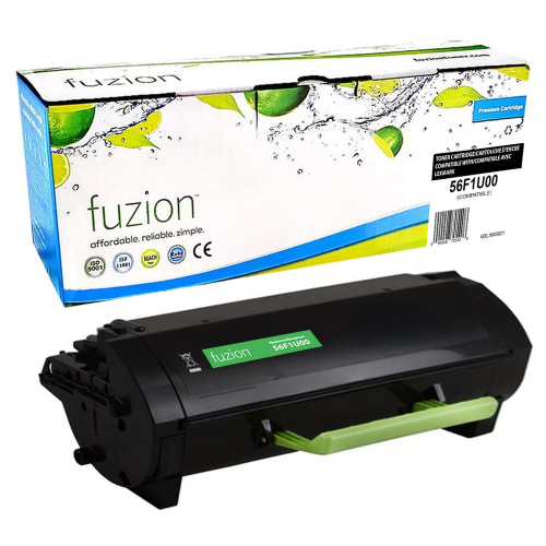 fuzion Lexmark 56F1U00 Ultra High Yield Compatible Toner - Black