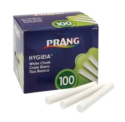 Prang Hygieia White Chalk  100 / Box