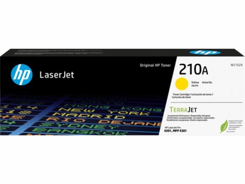 HP TerraJet 210A Original LaserJet Toner Cartridge - Yellow