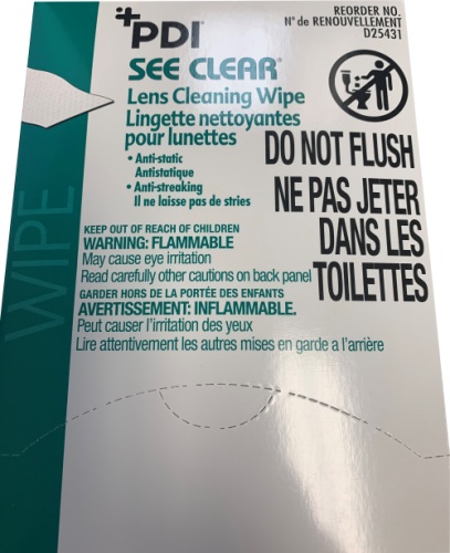 Lens Cleaning Towelettes, 120/box - Lens Cleaners - SFA25344