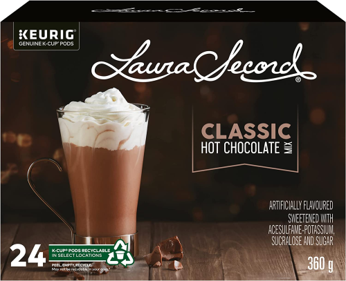 Laura Secord Classic Hot Chocolate Mix K-Cups - 24 / Box